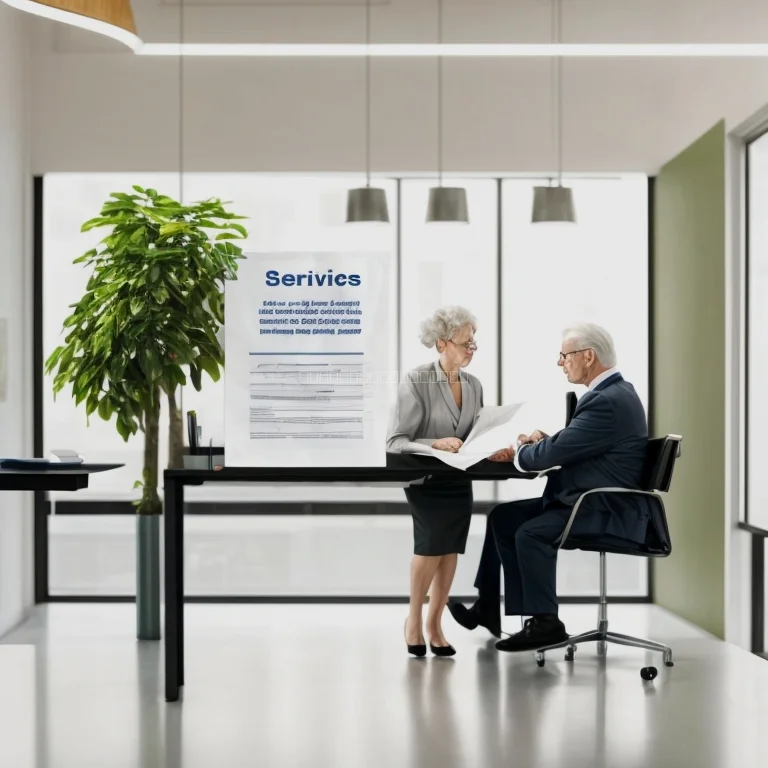 Senior legal consultation session